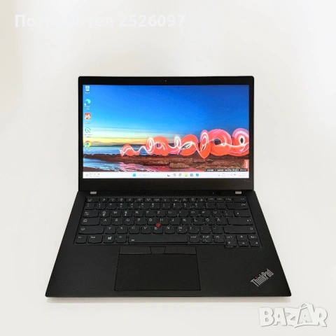 ThinkPad T14s Gen 2/14” Touch/i7-1185G7/32GB 4267MHz/512GB NVMe/Iris Xe, снимка 2 - Лаптопи за работа - 54667217