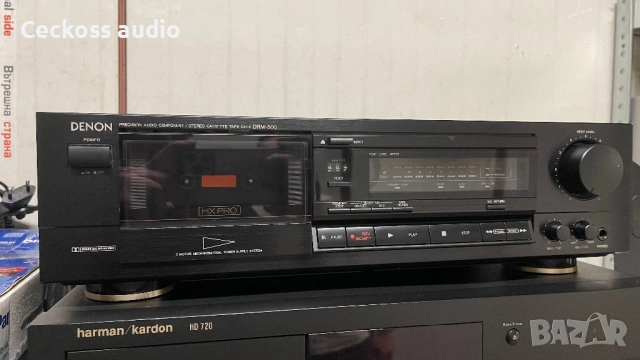 Продавам двуглав касетен дек DENON DRM-500 в много добро състояние., снимка 2 - Декове - 54892468