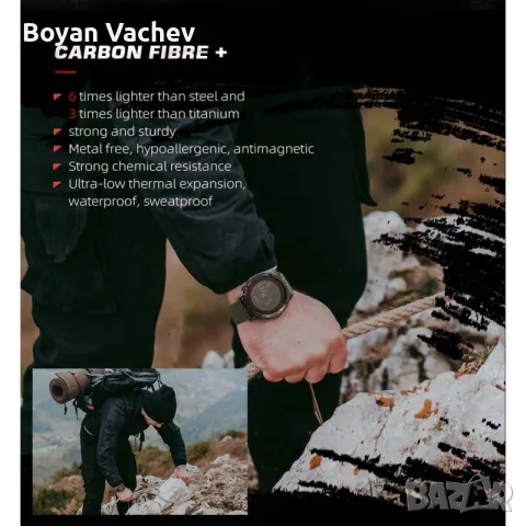 Часовник NORTH EDGE ALPS BLACK , снимка 6 - Екипировка - 55682283