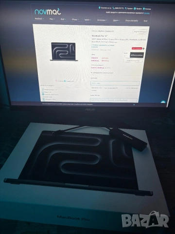 MacBook Pro 14 M4 Pro 24GB 512GB Space Black – Чисто Нов – Гаранция от януари, снимка 3 - Лаптопи за работа - 54975617