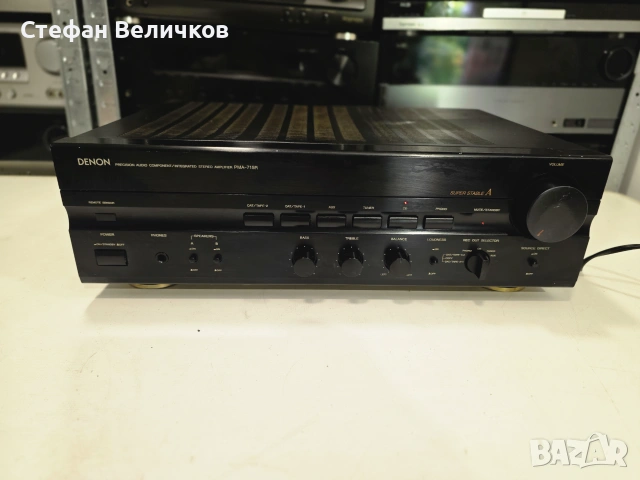 👑 Класически Японски Мускул! Denon PMA-715R – Забранен звук от златната ера, снимка 3 - Ресийвъри, усилватели, смесителни пултове - 55022376