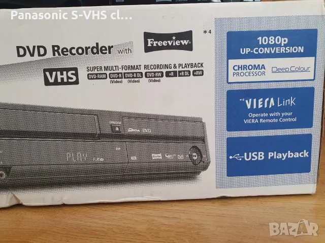 Panasonic DMR-EZ49V VHS-DVD recorder USB,HDMI, снимка 6 - Плейъри, домашно кино, прожектори - 55513145