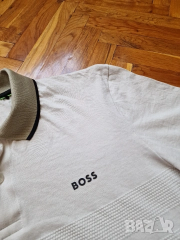 Страхотна мъжка тениска HUGO BOSS размер L , снимка 4 - Тениски - 54947462