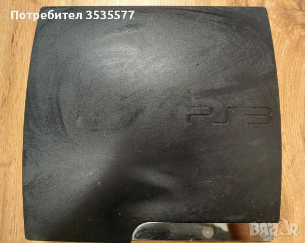 PlayStation 3 Slim (хакнат) + 3 оригинални контролера