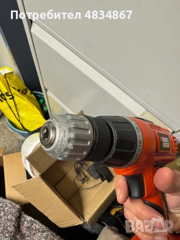 Black & Decker 18V винтоверт, дрелка, drill, снимка 3 - Винтоверти - 54655701