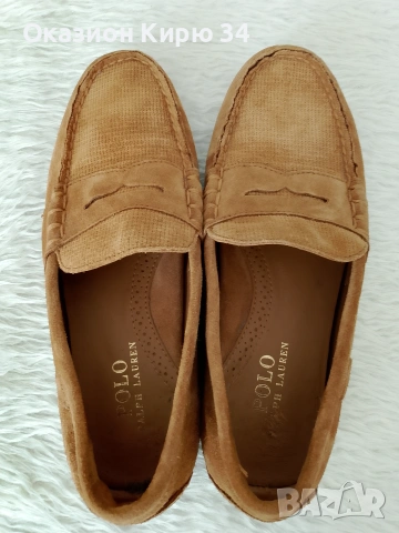 POLO Ralph Lauren мокасини велурени , снимка 4 - Мокасини - 54991052