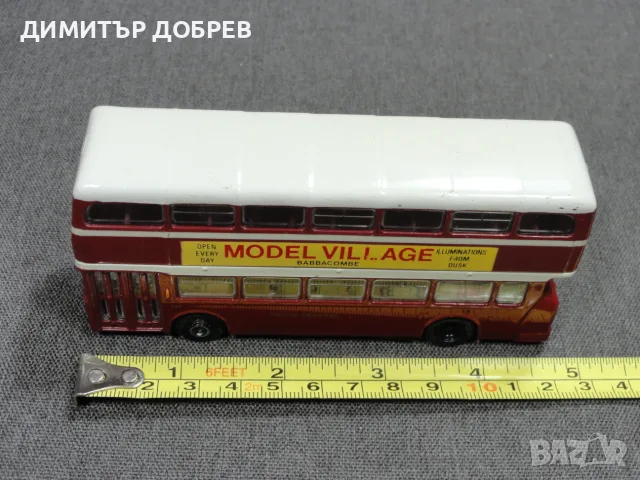 1/76 СТАРА РЕТРО МЕТАЛНА КОЛИЧКА АВТОБУС LEYLAND ATLANTEAN BUS, снимка 7 - Колекции - 55423729