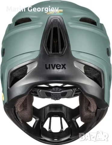 КАСКА UVEX REVOLT MIPS MOSS GRN-BLACK M 57-61, снимка 4 - Спортна екипировка - 55453746