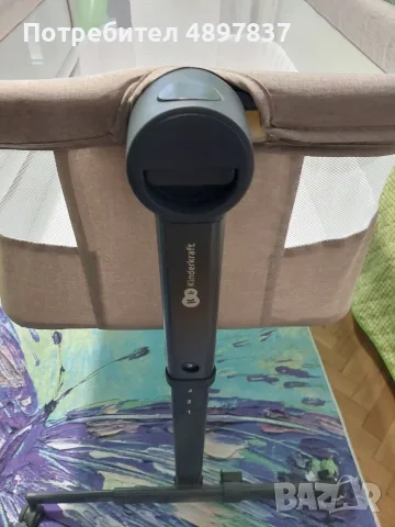Като нова Бебешка кошара KinderKraft Neste Up 2 light grey, снимка 3 - Кошарки - 55672147