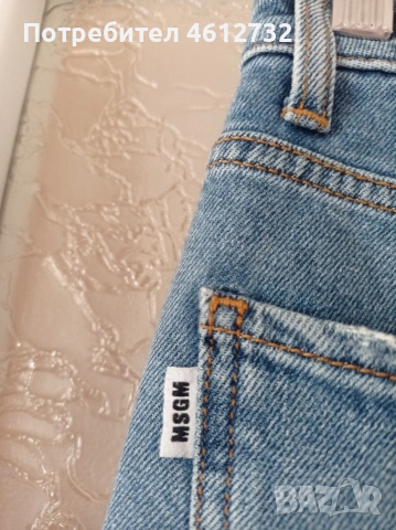 Дамски дънкови панталони MSGM, снимка 6 - Къси панталони и бермуди - 54766697