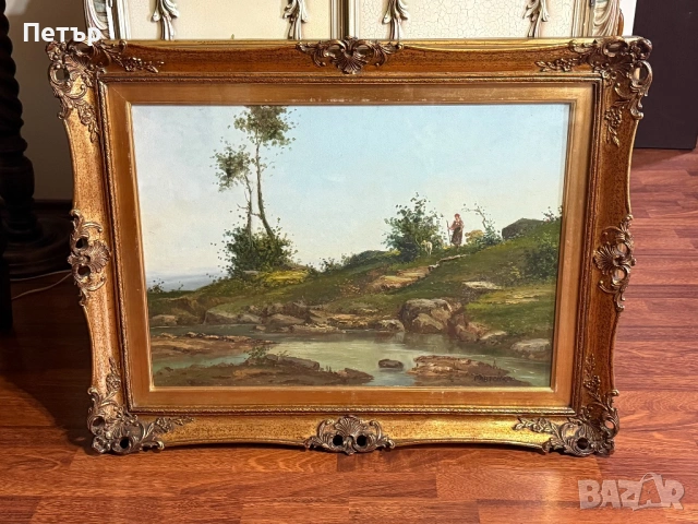 Барокова картина Armando Partengo , снимка 2 - Картини - 54903897