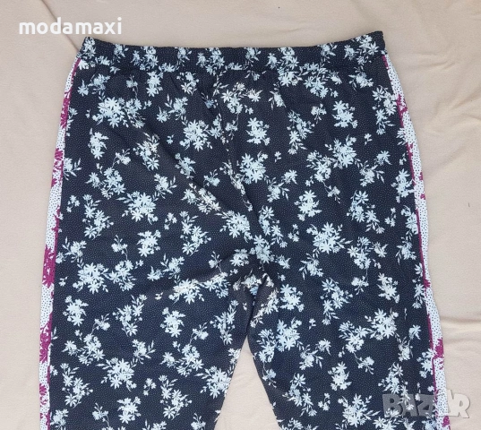 4XL- 6XL Нов  черно – бял панталон , снимка 5 - Панталони - 55054231