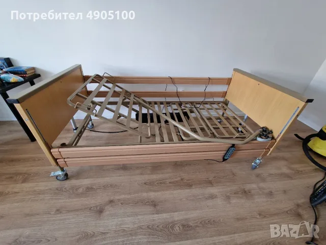 Електрическо болнично легло (ползвано 5 дни - практически ново), снимка 2 - Други - 55503346