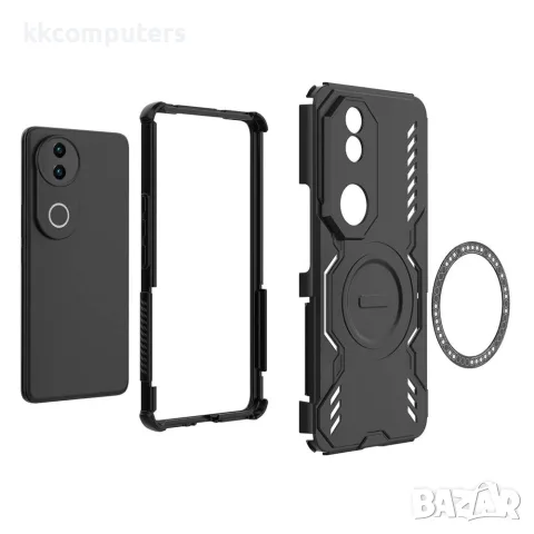 Калъф за vivo V50 5G – PC + TPU, Магнитен, Охлаждащ дизайн, Въздушни възглавници, 5 цвята, снимка 6 - Калъфи, кейсове - 55378492