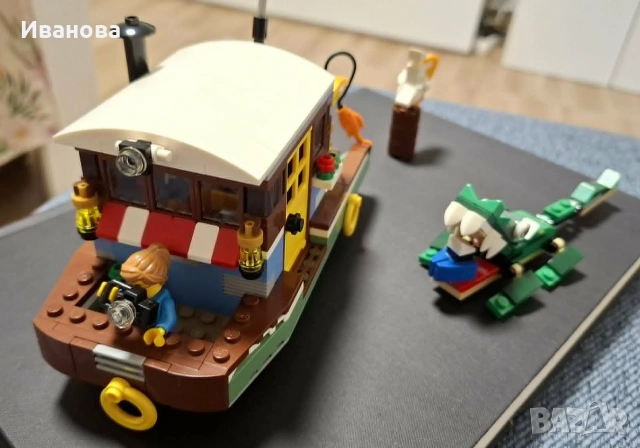 Конструктор LEGO Creator 3 в 1 /31093/ Riverside Houseboat, снимка 3 - Конструктори - 55188795