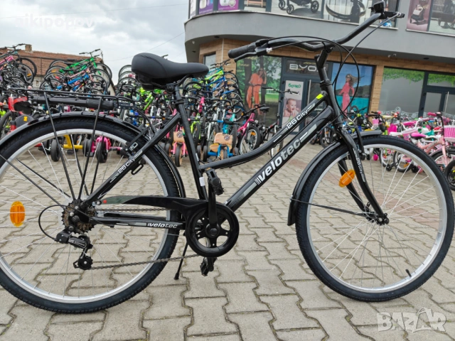 PA Алуминиев велосипед 26" Velotec CITY черен