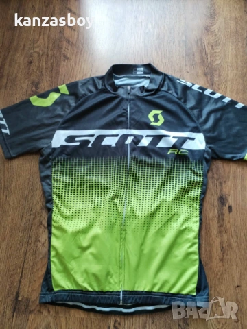 scott - мъжко вело джърси 2XL КАТО НОВО, снимка 3 - Спортни дрехи, екипи - 54510491