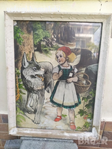 Стара фотокартина Червената Шапчица