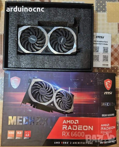 Видеокарта MSI Radeon RX 6600 8GB MECH 2X