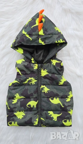 Детски елек динозаври размер 12 месеца, снимка 5 - Бебешки якета и елеци - 52327460