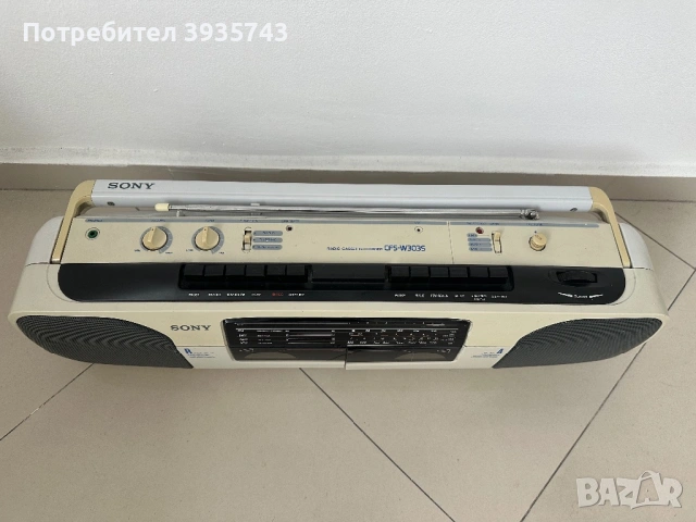 Sony CFS-W303 Japan радиокасетофон , снимка 5 - Радиокасетофони, транзистори - 54711372