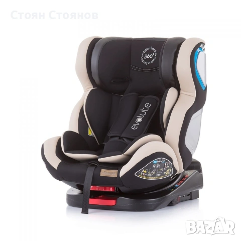Столче за кола Chipolino - Evolute 360, 0-36 kg, с Isofix, ванилия , снимка 8 - Столчета за кола и колело - 54787289