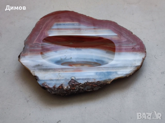 Ахат Пепелник Чинийка Поставка, снимка 2 - Антикварни и старинни предмети - 54096465