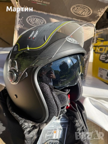 чисто нова каска PREMIER CASCO VANGARDE U9 черна, размер XL