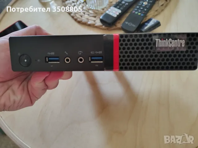 Lenovo ThinkCentre M700 Tiny / Intel Core i3 / Wi-Fi TP-Link / Зарядно, снимка 5 - Лаптопи за работа - 55345639