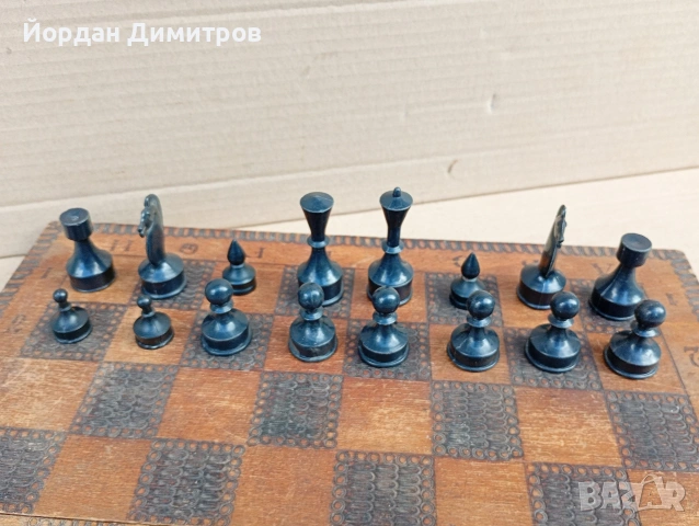 стар шах, снимка 6 - Антикварни и старинни предмети - 54971494