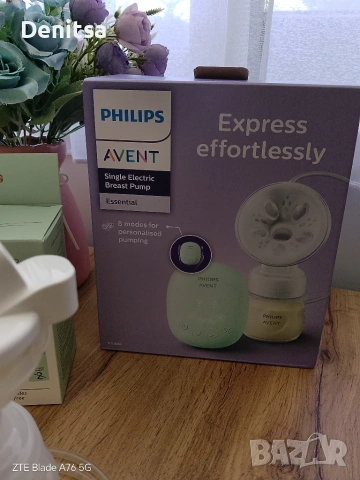 Електрическа помпа Philips Avent, снимка 4 - Помпи за кърма - 54979204