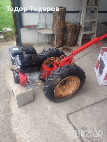 Мотоблок, мотофреза или мотокултиватор акме след основно сервизиране с фреза и нов двигател., снимка 4 - Селскостопанска техника - 54142258