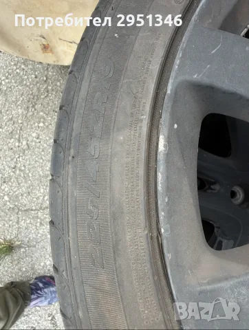Джанти Mazda 6 R19 245/45/19  джанти с гуми, снимка 3 - Гуми и джанти - 55529040