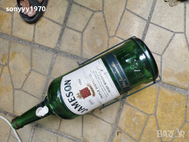 JAMESON 4.L ГОЛЯМО ШИШЕ С ЛЮЛКА 0606261851L4, снимка 15 - Колекции - 54802872