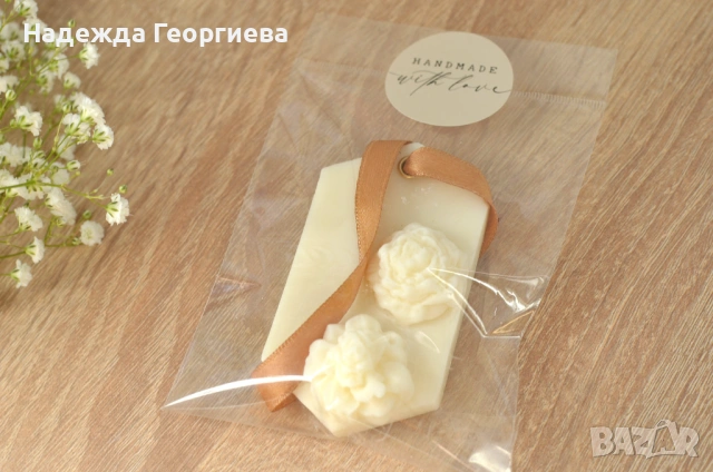 Луксозни ароматни соеви сашета за гости | Погача, кръщене, рожден ден, снимка 7 - Декорация - 54947672