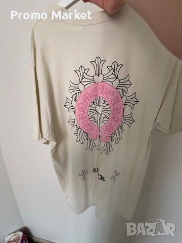 Chrome Hearts маркова тениска Л, снимка 2 - Тениски - 54493929