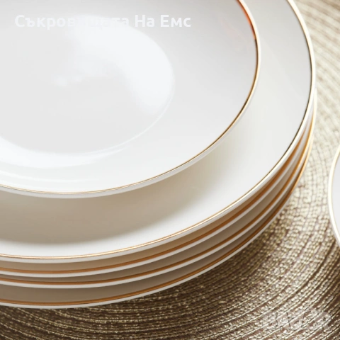 Karaca Elegance Порцеланов Сервиз 26части , снимка 8 - Сервизи - 54331348