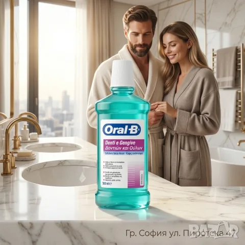 Оригинална вода за уста Oral-B Denti e Gengive (Зъби и Венци) - 500 мл.