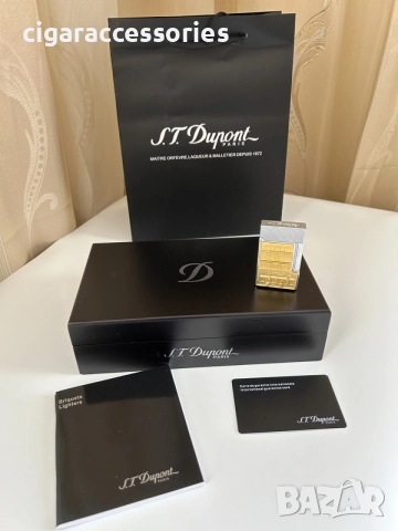Запалка S.T. Dupont Ligne 2 Hotel Particulier – пълен комплект, снимка 7 - Запалки - 55137637