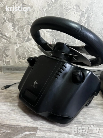 Logitech g27+shifter, снимка 3 - Джойстици и геймпадове - 54617084