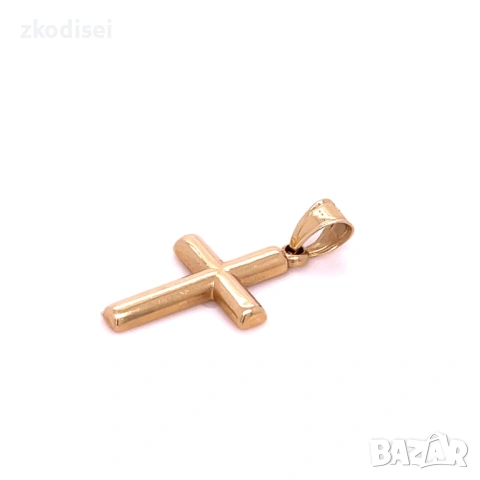 Златен медальон 0,95гр. 14кр. проба:585 модел:38194-1, снимка 2 - Колиета, медальони, синджири - 53981312