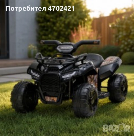  Детско акумулаторно ATV J320 6V – LED светлини, USB музика и офроуд приключения за деца