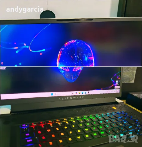 Dell Alienware x17 R1/Core i9-11980HK/NVIDIA RTX 3080 16GB 165W/17.3 4K UHD 120Hz/16GB RAM/512GB SSD, снимка 12 - Лаптопи за игри - 55303453