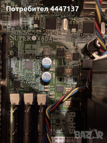 Продавам работна станция Supermicro 2 CPU Xeon X5670 48GB RAM, Quadro NVS295, SSD Intel 180GB, снимка 9 - Работни компютри - 53995298