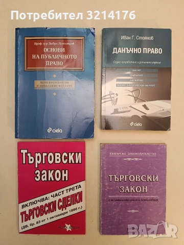 Търговски закон – Сборник (1997)