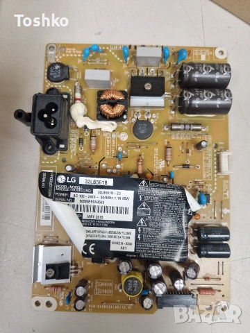 LG 32LB561B POWER BOARD EAX 65391401(3.0) LGP32-14PL1