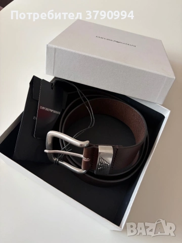 Продава се НОВ оригинален колан Emporio Armani