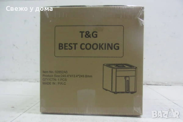 Air fryer 6 литра T&G Best Cooking 32850A0, снимка 10 - Фритюрници - 54562675