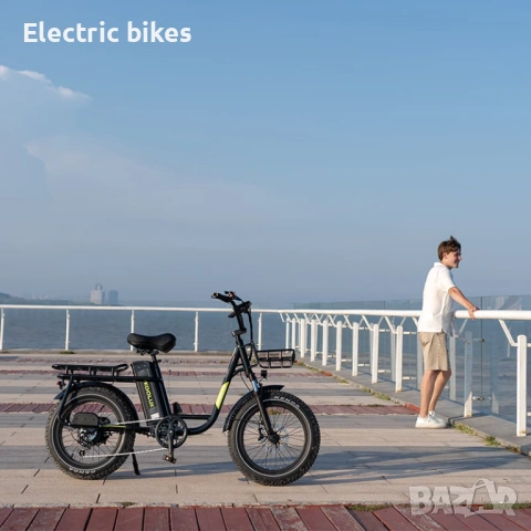 Koolux X7 Сгъваем Електрически Байк / E-Bike 750W до 45 км/ч, снимка 3 - Велосипеди - 54521998