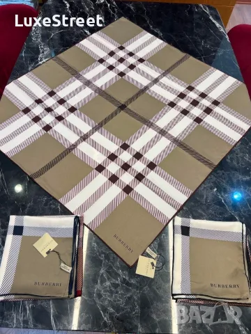 Gucci ⚜️ Louis Vuitton ⚜️ Fendi ⚜️ Burberry ⚜️Дамски Копринени Шалове , снимка 6 - Шалове - 55582761